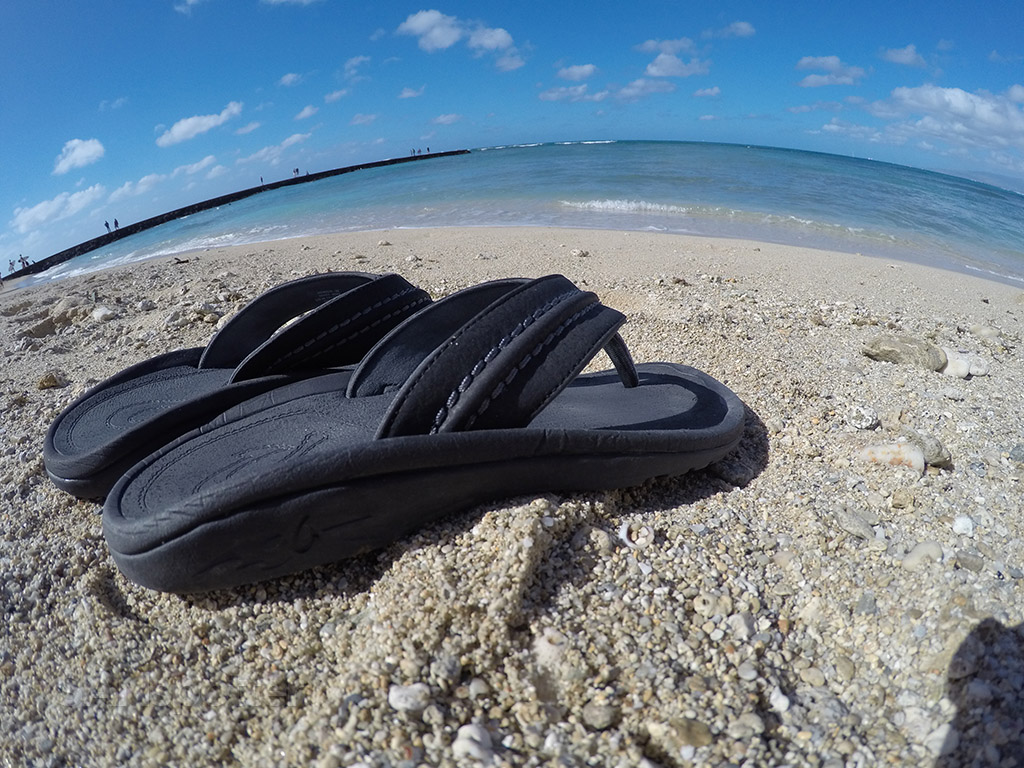Waikiki beach sandals