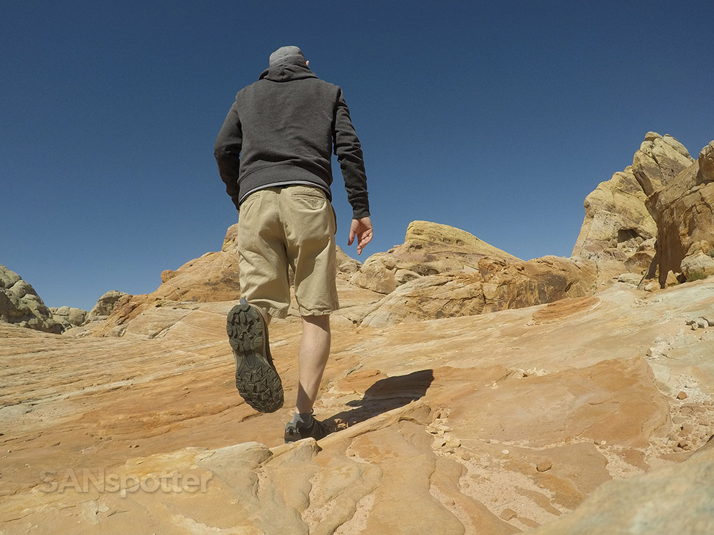 Hiking through the Valley of Fire