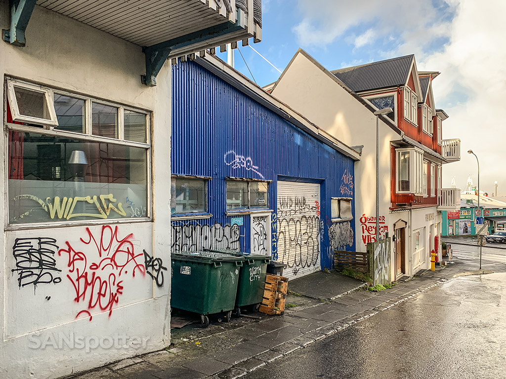 Downtown Reykjavik graffiti