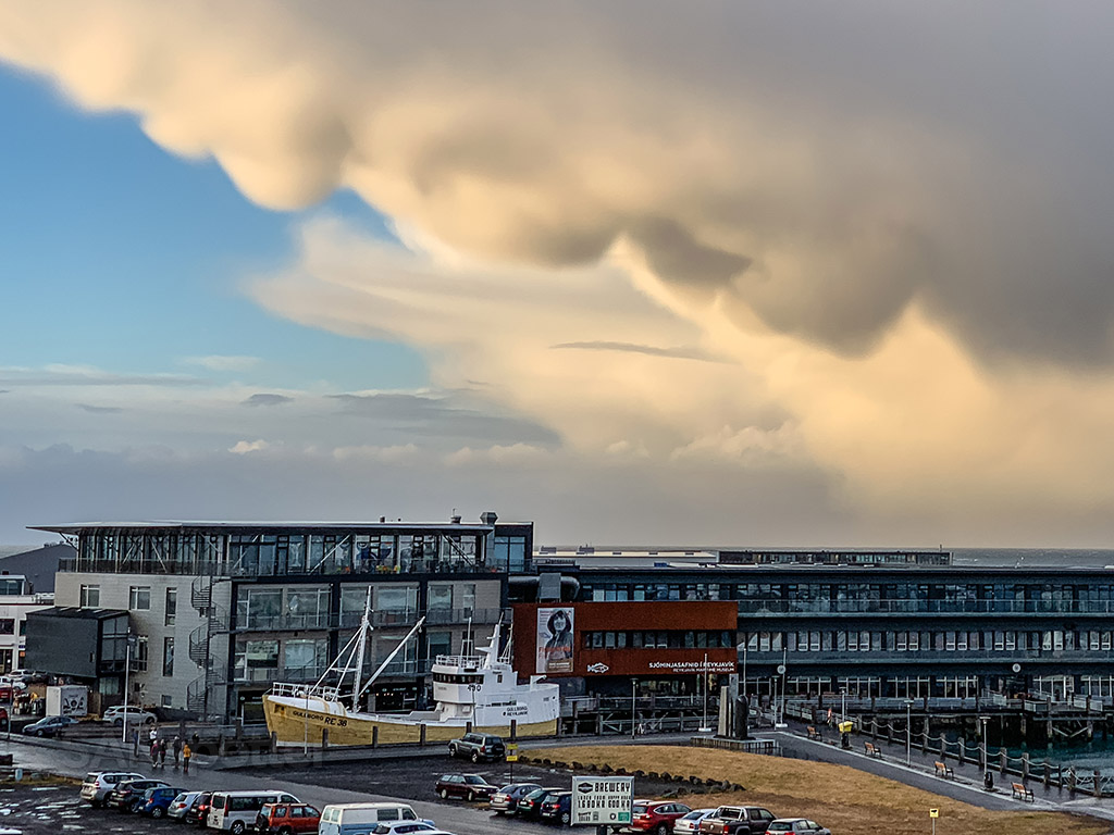 Iceland weather and clouds