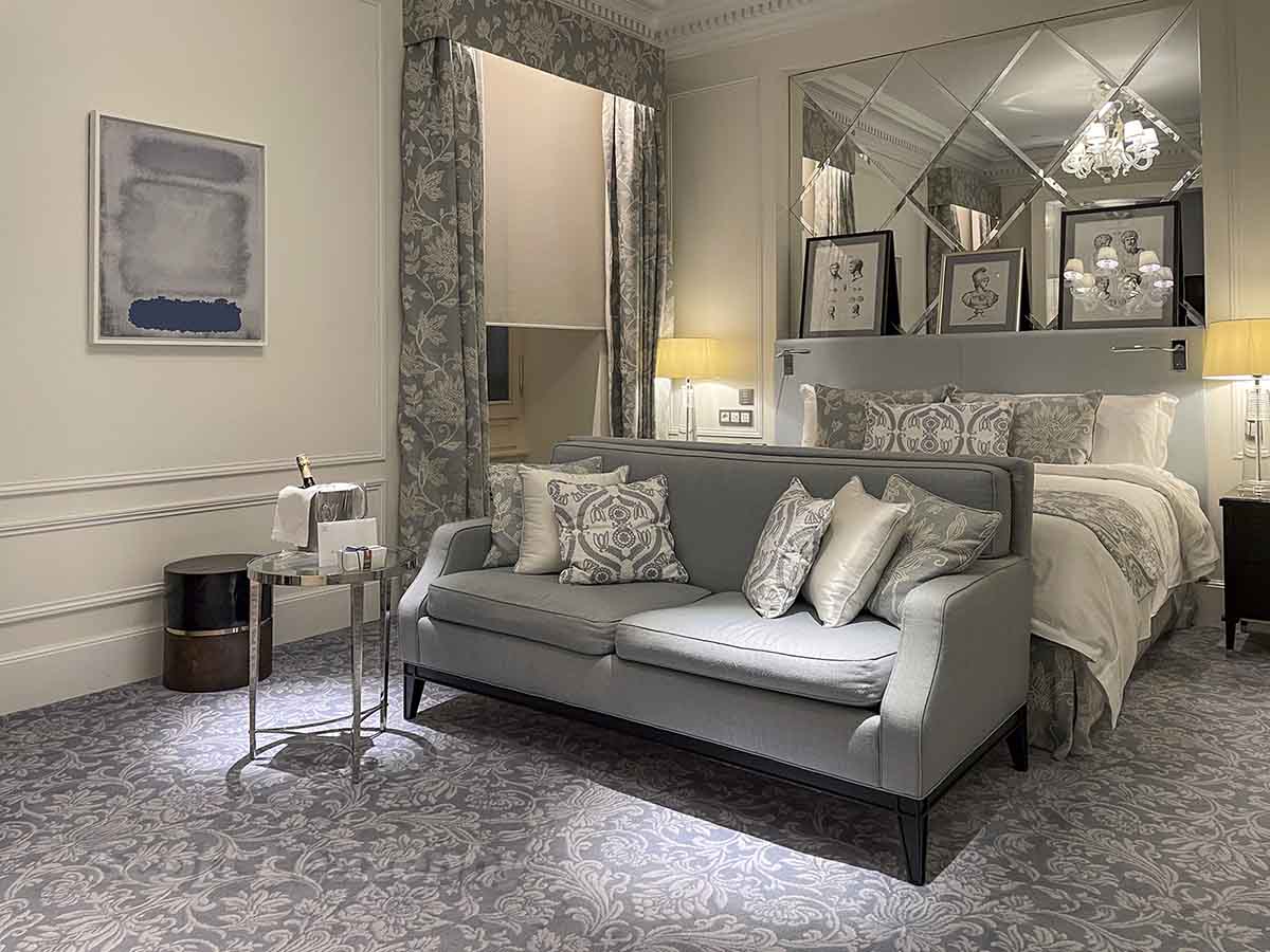 My hotel room at the St Regis in Rome